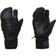 Leather 3-FInger FormfIttIng Glove G81902P ブラック(BK) Mサイズ [スキー グローブ]