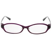 老眼鏡 シニアグラス j樹脂フレーム(TR90) 度数+2.50 クリアパープル RG-F05 2.5