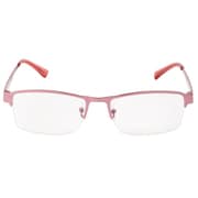 老眼鏡 シニアグラス メタルフレーム 度数+3.00 ピンク RG-N02 3.0