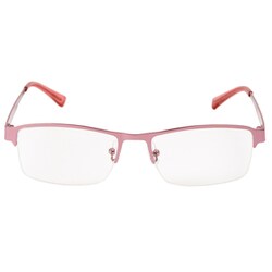 老眼鏡 シニアグラス メタルフレーム 度数＋3.50 ピンク RG-N02 3.5