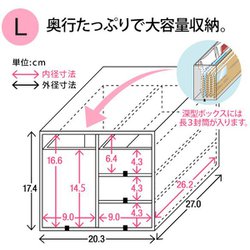 ヨドバシ.com - プラス PLUS LP-201Y4-L [リビングポストII 小物整理箱