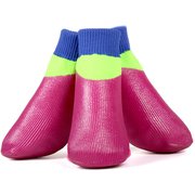 L'ange わんPAWプロテクト ベーシックパープル 1号 [ペット 犬用 ソックス 肉球保護 散歩 アスファルト対策]