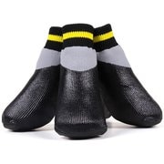 L'ange わんPAWプロテクト ベーシックブラック 3号 [ペット 犬用 ソックス 肉球保護 散歩 アスファルト対策]