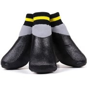 L'ange わんPAWプロテクト ベーシックブラック 5号 [ペット 犬用 ソックス 肉球保護 散歩 アスファルト対策]