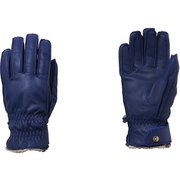 Ws Simple Leather Glove M N ネイビー [スキーグローブ レディース]