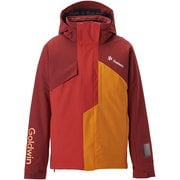Stream Jacket G11926P CF_カーディナルレッド×ファイヤ XXSサイズ [スキーウェア ジャケット メンズ]