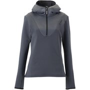 W's Bulky Fleece Half Zip Hoodie M スレートGY [スキーウェア ミドルウェア]