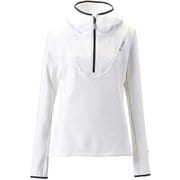 Ws Bulky Fleece Half Zip Hoodie M W ホワイト [スキーウェア ミドルウェア]