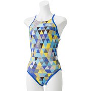TRI G TURNS SUIT STW01955 (BY)BL-YE Lサイズ [ワンピース水着 レディース]