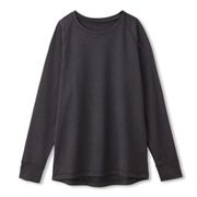 オールデイアクティブ ロングスリーブティー ALL DAY ACTIVE L/S TEE DA59100 ブラック(K) Mサイズ [フィットネス シャツ レディース]