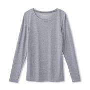 ノンストレス ロングスリーブT Non Stress L/S TEE DA79102 ドルフィングレー(DL) Lサイズ [フィットネスシャツ レディース]
