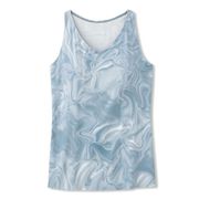 SKIN P V-NECK TANK DAP19300 LB Mサイズ [レディース フィットネス・ ブラ トップ]