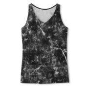 SKIN P V-NECK TANK DAP19300 OK Lサイズ [レディース フィットネス・ ブラ トップ]