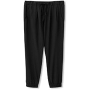 MIDTOWN LIGHT SARROUEL PANTS L ブラック [レディース フィットネス・ロングパンツ]