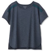 FLARE CREW TEE L ティールB [レディース フィットネス・シャツ]