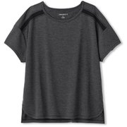 FLARE CREW TEE M Kミックス [レディース フィットネス・シャツ]