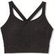RIB MIDDLE TOP S ブラック [レディース フィットネス・シャツ]