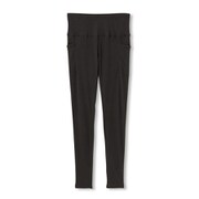 RIB RISEーUP LEGGINGS DS29308 M ブラック [レディース ランニングタイツ・レギンス]