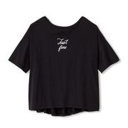 RECOVER CROP TEE DS79316 K Lサイズ [レディース フィットネス・シャツ]
