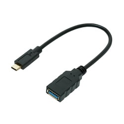 Type-Cホストアダプタ USB3.1 Gen2対応 クロ SAD-CH03/BK