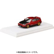 HJ641005CRR 1/64 ホンダ CR-X SiR EF8 カスタムバージョン+カーボンボンネット レッドパール [ダイキャストミニカー]