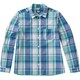 W L/S PE CHECK SHIRT HOW41802 （RG）リバーグリーン WSサイズ [アウトドア シャツ レディース]