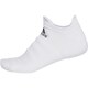 ELH08 CV7693 ALPHASKIN WHT/BLK 24～26cm [ハーフクッションアンクルソックス]