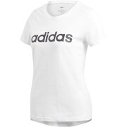 FRU56 DU0629 W 半袖 リニア コットン Tシャツ WHT/BLK J/L [レディース Tシャツ]