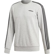 FSG37 DU0486 M CORE 3ストライプス クルーネックスウェット（裏毛） Mグレイヘザー/BL J/M [メンズ スウェット]
