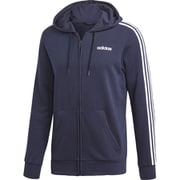 M CORE 3ストライプス フルジップーパーカー (裏毛) M CORE3 STR FZーパーカー(ウラケ) DU0471 FSG91 レジェンドインク/ホワイト J/Mサイズ [アウトドア スウェット メンズ]