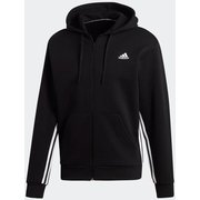 FWQ75 DX7657 M MUSTHAVES 3STRIPES フルジップスウェット BLK/WHT J/M [メンズ スウェット]