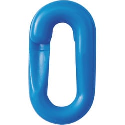 284145 [緑十字 プラスチックチェーン用ジョイント 青 20×39.5(線径6Φ) 2個組]