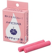 289091 [緑十字 マルチチョーク(雨天使用可能タイプ) 赤 12Φ×80mm 10本組]
