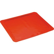 294116 [緑十字 制電ベースマット 赤 600×700mm シート別売 PVC]