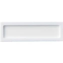 304010 [緑十字 名札ケース(1名用) 40×127×8mm 裏面テープ付 アクリル札付]