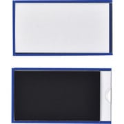 305123 [緑十字 カードケース(裏マグネット付) 青 50×90mm 10枚組 硬質タイプ]
