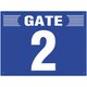 305-301 [ユニット ゲート表示板 GATE 2 ヨコ]