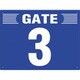 305-302 [ユニット ゲート表示板 GATE 3 ヨコ]