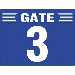 305-302 [ユニット ゲート表示板 GATE 3 ヨコ]