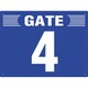 305-303 [ユニット ゲート表示板 GATE 4 ヨコ]
