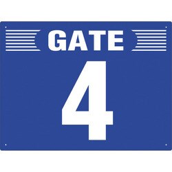 305-303 [ユニット ゲート表示板 GATE 4 ヨコ]