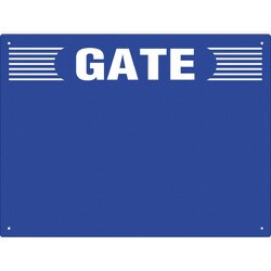 305-304 [ユニット ゲート表示板 GATE 数字なし ヨコ]