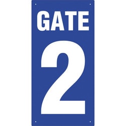 305-31A [ユニット ゲート表示板 GATE 2 タテ]