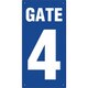 305-33A [ユニット ゲート表示板 GATE 4 タテ]