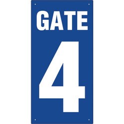 305-33A [ユニット ゲート表示板 GATE 4 タテ]
