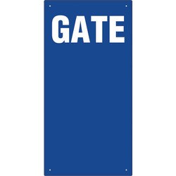 305-34A [ユニット ゲート表示板 GATE 数字なし タテ]