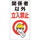 307-07A [ユニット 立入禁止標識 関係者以外立入禁止]