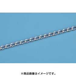 308100 [緑十字 チェーン(鎖) 線径1.6mmΦ×1～30m/カット販売 ステンレス製]