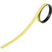 312013 [緑十字 テープ状カラーマグネット 黄 10mm幅×1m×0.8mm 3本組]