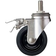 315SA-RU125-BAR01 [ハンマー SAシリーズオールステンレス自在SP付ゴム車125mm]